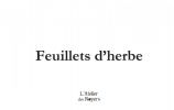 Feuillets d'herbe