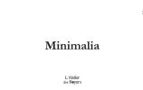 Minimalia