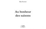 Calendrier Au bonheur des saisons