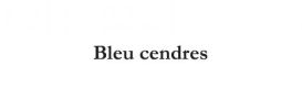 Bleu cendres
