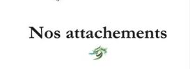 Nos attachements