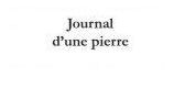 Journal d'une pierre