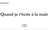 Quand je t'écris à la main